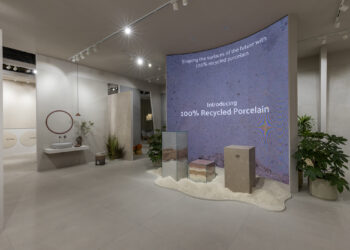 VitrA Tiles Unveils “100% Recycled Porcelain Tile” and Colour-Stable V-Tone at Cersaie 2025