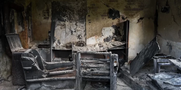 Stourbridge fire residents return
