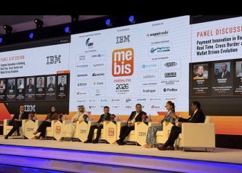 MEBIS 2026 payments innovation panel on stage in Dubai: At MEBIS 2026 in Dubai, Sends chief Alona Shevtsova debates payments innovation