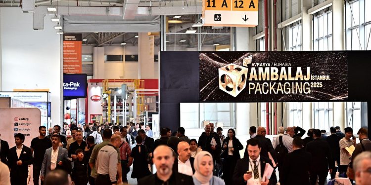 Sustainability and automation take centre stage at Eurasia Packaging Istanbul 2026: visitors fill a hall at Eurasia Packaging Istanbul, Tüyap Fair and Congress Center